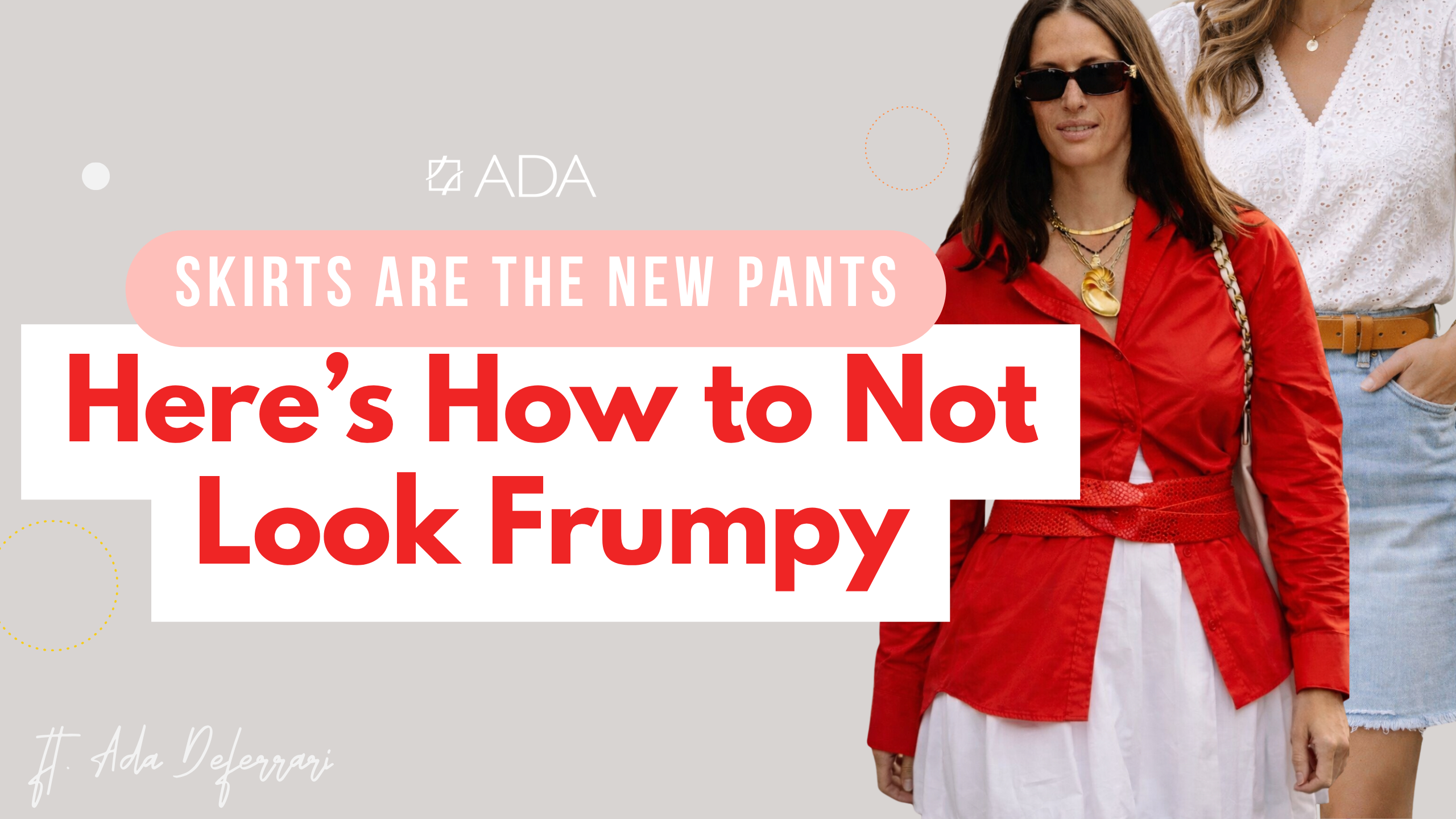 Skirts Are the New Pants. Here’s How to Not Look Frumpy